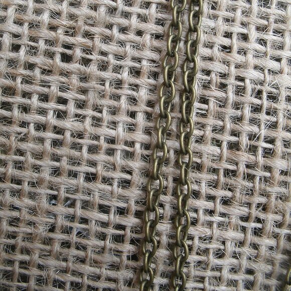 Pentacle with Cat & Raven Glass Cabochon Pendant Necklace - Picture 12 of 13